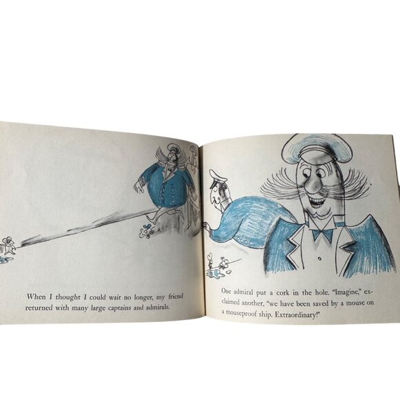 Mouse At Sea By Robert Kraus First Edition Hardcover DJ 1959 Harper Illustrated - Picture 15 of 16